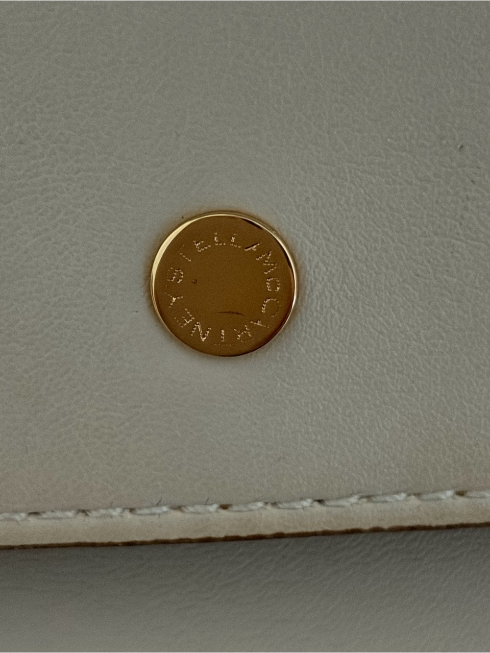 Stella McCartney cream wristlet from logo tote - Picture 3 of 5